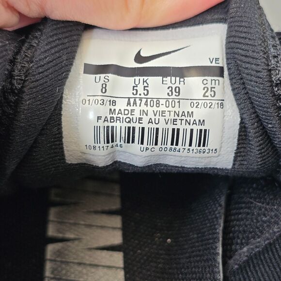 Nike Flex RN 2018 Women's 8 Black Running Sneakers AA7408-001 - Picture 10 of 10